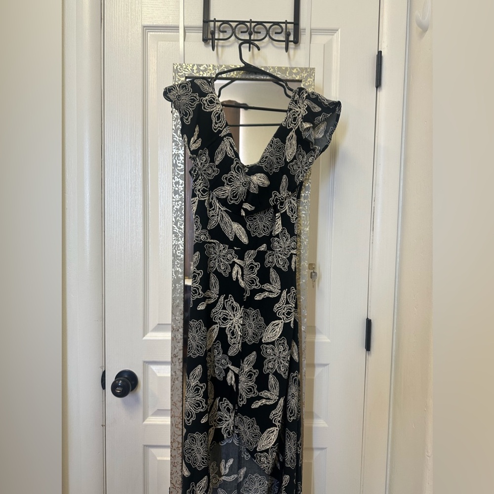 Black and white floral NTW Dress